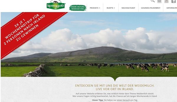 Kerrygold Gewinnspiel Irland Reisen gewinnen