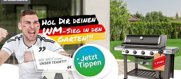 Finke WM Tipp-Gewinnspiel Weber Gasgrill