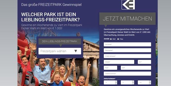 Freizeitpark Wochenendaufenthalt Gewinnspiel Klambt und Endres