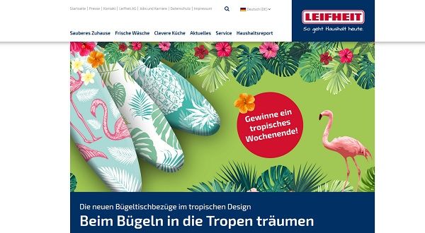 Leifheit Gewinnspiel Familienreise Tropical Island gewinnen