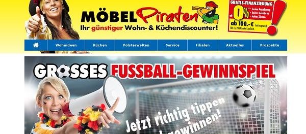 Möbel Piraten Gewinnspiel Fußball Weltmeisterschaft 2018