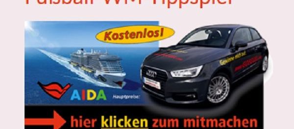 Reifen G&ouml;ggel WM Tippspiel Audi A1, AIDA Kreuzfahrt und Sachpreise