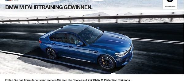 Auto Gewinnspiel BMW M Fahrtraining gewinnen