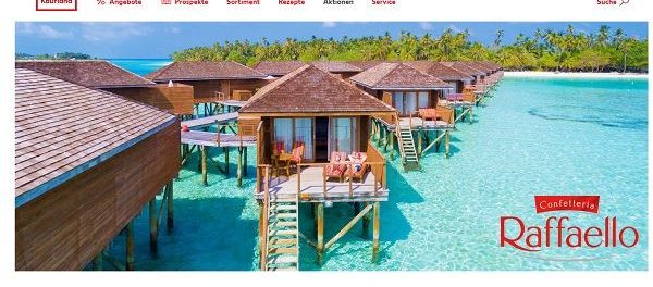 Kaufland Malediven Traumreise Gewinnspiel Rafaello 2018