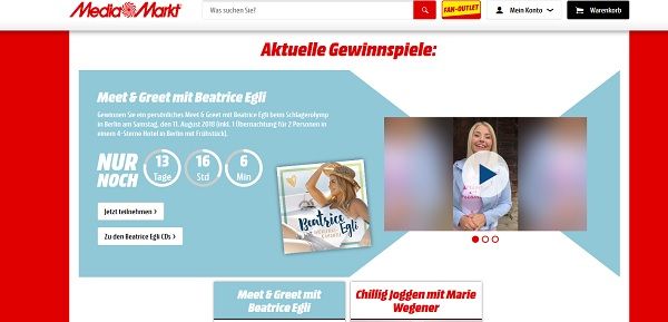 Media Markt Schlagerwochen Gewinnspiel Meet&Greet Beatrice Egli