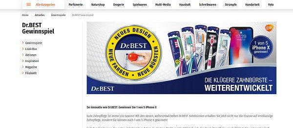 Müller und Dr. Best Gewinnspiel 5 Apple iPhone X