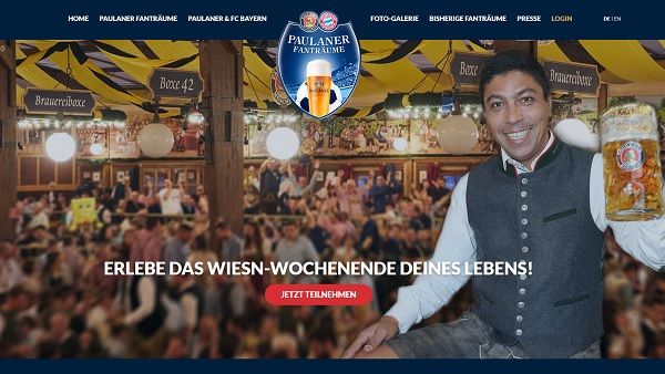 Paulaner Fanträume Gewinnspiel Oktoberfest Reise gewinnen