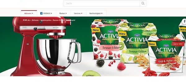 REWE Gewinnspiel Activia verlost 15 KitchenAid Artisan Küchenmaschinen