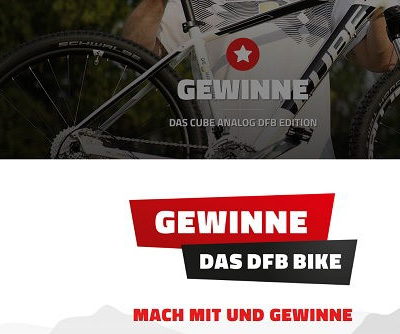 Radwelt Gera Gewinnspiel Cube Analog DFB Edition Mountainbike