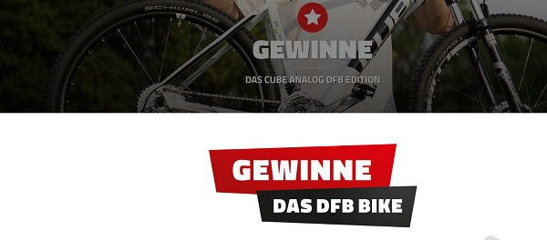 Radwelt Gera Gewinnspiel Cube Analog DFB Edition Mountainbike
