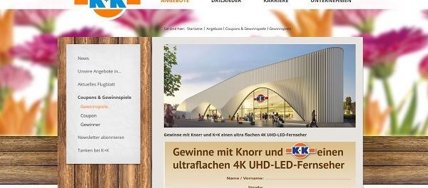 Klaas und Kock Gewinnspiel 4k UHD LED Fernseher