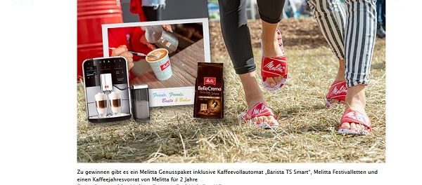 Melitta Kaffee Vollautomat Gewinnspiel Bild.de