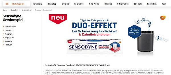Müller Gewinnspiele 10 Sonos Soundboxen