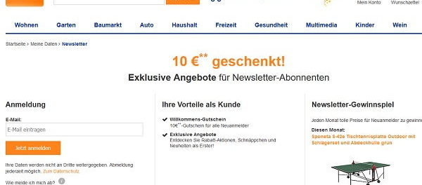 Plus Gewinnspiel Outdoor Tischtennisplatte mit Zubehör