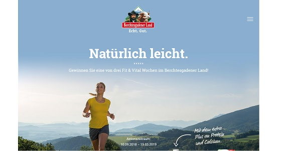 Bergbauern Milch Gewinnspiel 3 Urlaube Berchtesgadener Land