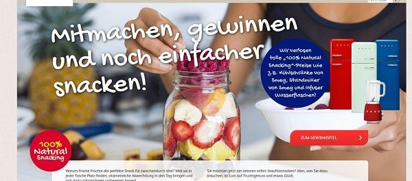 Dole Gewinnspiel SMEG Kühlschränke und Standmixer