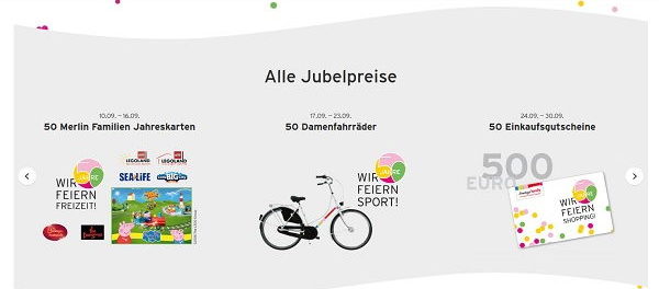 Ernstings Family Gewinnspiel 50 Damenfahrräder