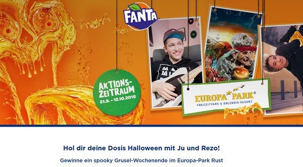 Fanta Gewinnspiel Halloween Gruselwochenende Europa Park