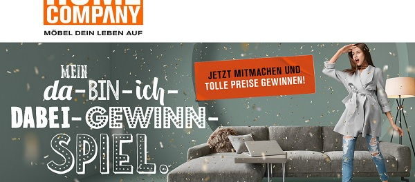 Home Company Gewinnspiel 10.000 Euro Möbelgutschein oder Reise gewinnen