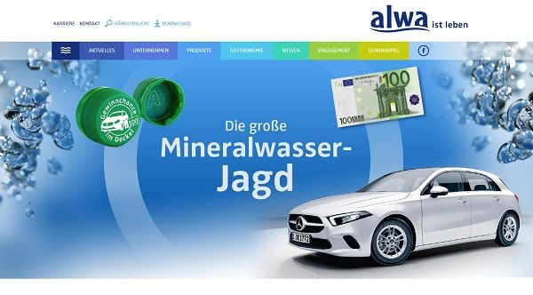 alwa Auto Gewinnspiel Mercedes A-Klasse und Geld gewinnen