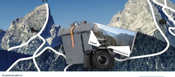 Bergader Käserei Gewinnspiel Canon Spiegelreflexcamera