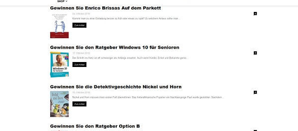Bücher Gewinnspiel 59Plus Ratgeber