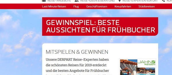 DERPART Gewinnspiel 1 Woche Ägypten Urlaub