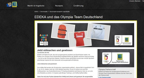 Edeka Gewinnspiel Olympia Team Deutschland