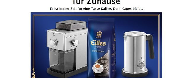 Eilles Kaffee Gewinnspiel Milchaufschäumer und Kaffeemühle