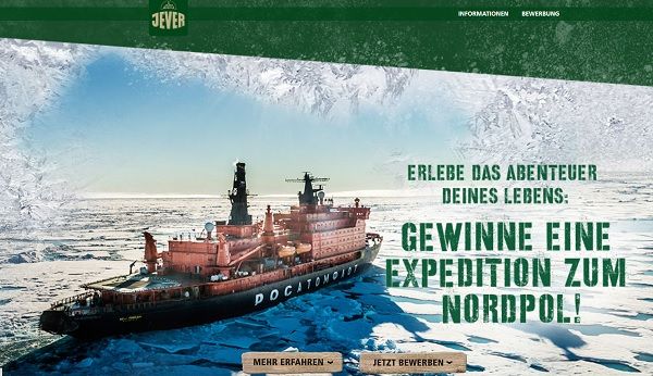 Jever Nordpol Reise Gewinnspiel Abenteuer Expedition