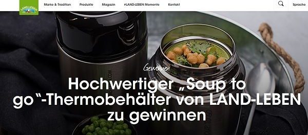 Land Leben Gewinnspiel Soup to Gi Thermobehälter