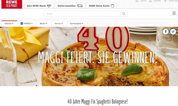 Maggi und REWE Gewinnspiel 40 mal 250 Euro Gutscheine