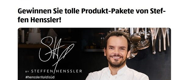 Aldi Gewinnspiel Steffen Henssler Küchenhelfer