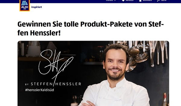 Aldi Gewinnspiel Steffen Henssler Küchenhelfer