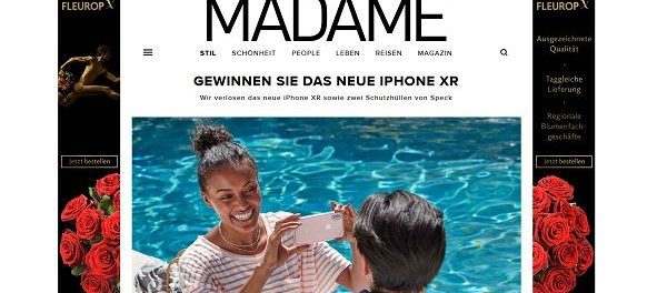 Apple iPHone XR Gewinnspiel Madame Magazin