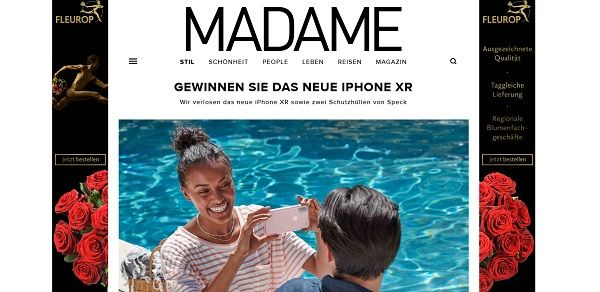 Apple iPhone XR Gewinnspiel Madame Magazin