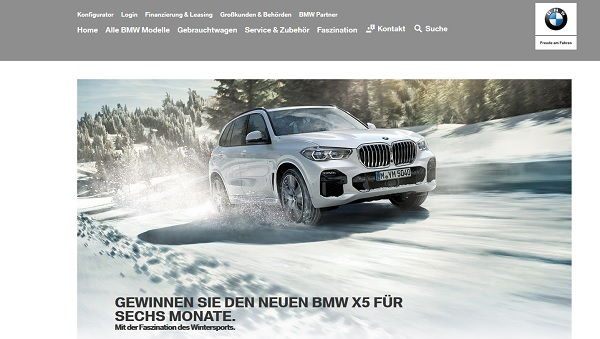 Auto-Gewinnspiel BMW X5 sechs Monate fahren