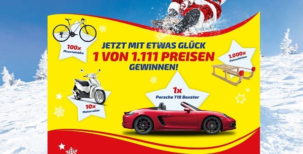 Ferrero Auto Gewinnspiel Porsche 718 Boxster gewinnen