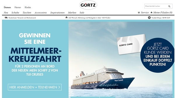 Görtz Reise Gewinnspiel Mittelmeer Kreuzfahrt Meinschiff 2