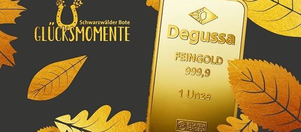 Goldbarren Gewinnspiel Schwarzwälder Bote Glücksmomente Aktion