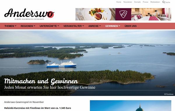 Helsinki Kurzreise Gewinnspiel Anderswo Reisen