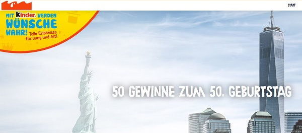 Kinder Schokolade Wünsche Gewinnspiel