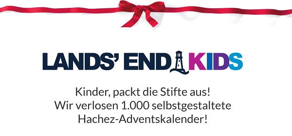 Lands End Kids Adventskalender Gewinnspiel 1.000 Gewinner