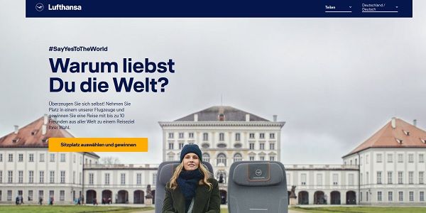 Lufthansa Reise Gewinnspiel Flüge für 11 Personen Wunschziel