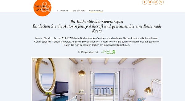 Reise Gewinnspiel Goldmann Verlag Kreta Urlaub gewinnen