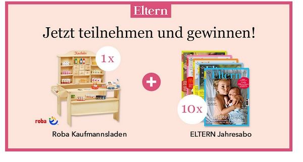 Roba Kaufladen Gewinnspiel Eltern.de