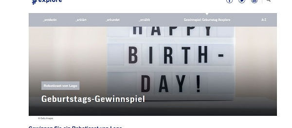 TÜV Nord Gewinnspiel 3 Lego Roboticsets