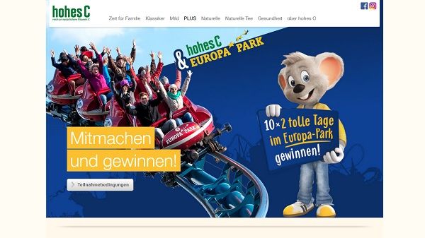 hohesC Gewinnspiel 10 mal Europa Park Familienabenteuer