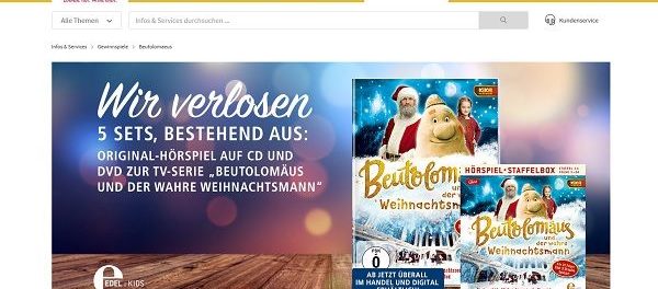 real Gewinnspiele Beutolomäus DVD und Hörspiel