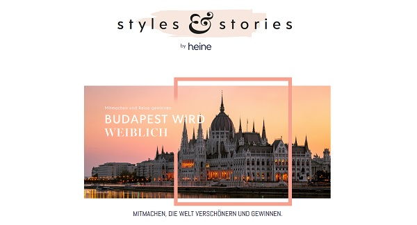 Heine Versand Gewinnspiel Budapest Reise und Shoppinggutscheine